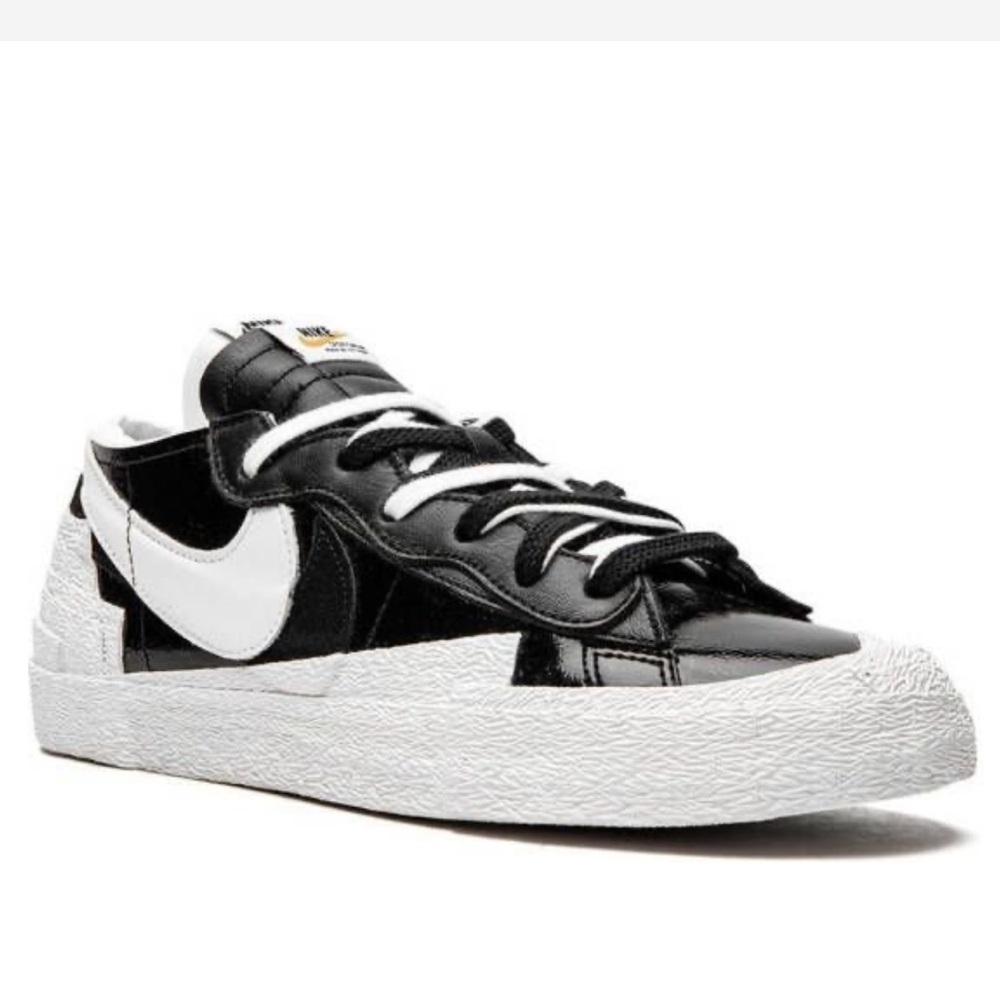 Nike x Sacai Blazer Low sneakers Zwart size 8 men 9.5 women